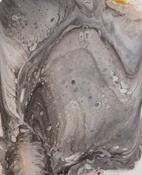 Flytande marmor guld