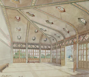 Lycée Victor Hugo, Paris, 1894 (wc på papper)