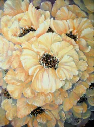 Ljusgula blommor
