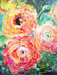 Färgsprakande blommor