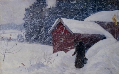 Snöstorm