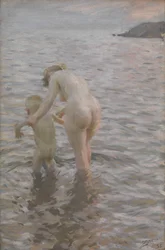Med mor