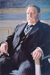 William H. Taft (1857-1930) (lito i färg)
