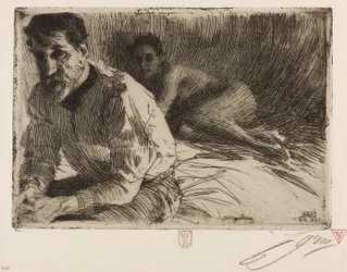 Augustus Saint Gaudens II (Saint Gaudens och hans modell)