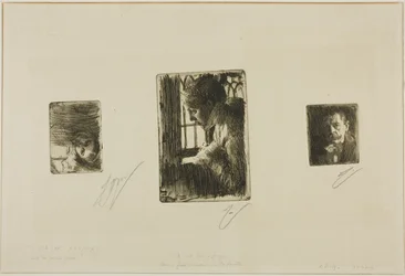 Flickhuvud; Bondeflicka vid fönster; Anders Zorn