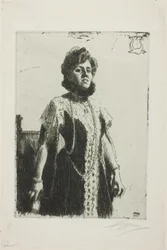 Oxenstierna (Mrs. Aurore Klintberg, née Oxenstierna, Whole length)