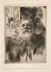 Porträtt av A. Rodin