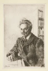 Porträtt av August Strindberg