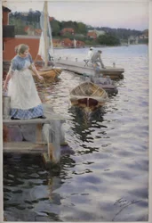 Vågor som slår
