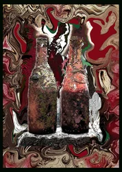 GOOD OLD WINE, 2002 (Digital målning)