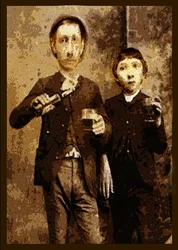 IMMIGRANTS SEND A TOAST TO HOME, 2002 (Digital målning)