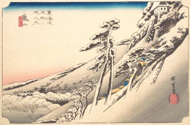 Klart väder efter snö, 1800-talet.