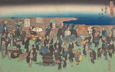 En bild på den ordnade väntande nattmarknaden, ? 1828. , mygga. 1828.