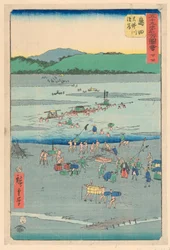 Shimada från serien 53 Stations of Tokaido