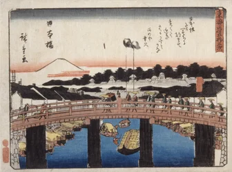 Nihonbashi (träblock i färg)