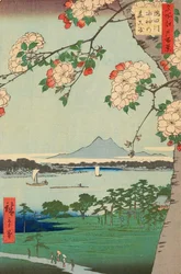 Suijin-skogen och Massaki vid Sumida-floden