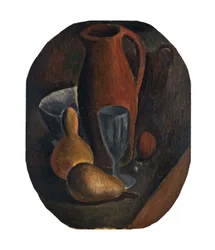 Stilleben med glas