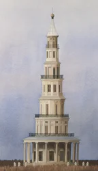 Pagoda de Chanteloup, Amboise sur Loire, Frankrike