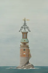Den första Eddystone-fyren, Plymouth, Devon