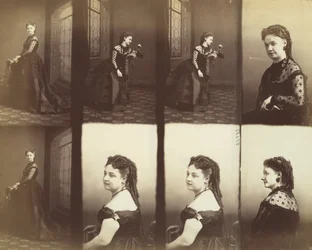 Amélie och Elise Gitteri, 1866.