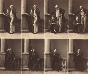 Monsieur Jadin och son, ca 1860 (foto)