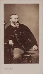 Porträtt av Alphonse Karr 1808-1890.