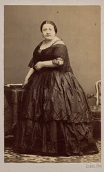 Porträtt av operasångerskan Marietta Alboni 1826-1894, 1862.