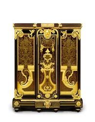 Louis XIV petit armoise, ca 1700-10 (ormolu, mässing, sköldpaddsskal, ebenholts och intarsia)