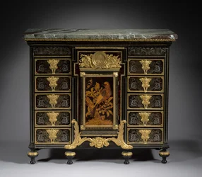 Skåp i ebenholts, ca 1690