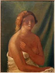 Buste de femme dénudée (Bröstporträtt av en naken kvinna)