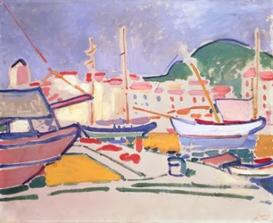 Harbour, ca 1905 (olja på duk)