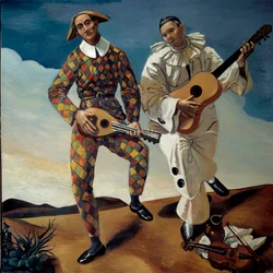 Harlekin och Pierrot