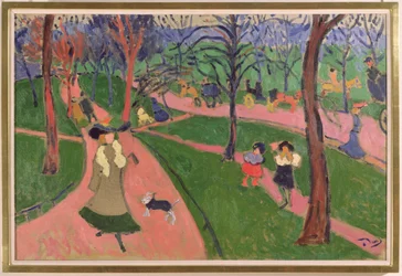 Hyde Park, ca 1906 (olja på duk)