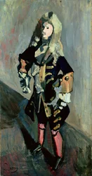 Ludvig XIV:s (1638-1715) kostym, ca 1903 (olja på duk)