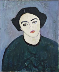 Madame Derain i grönt
