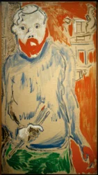 Porträtt av Henri Matisse (Matisse i ateljén)