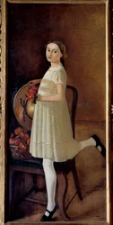 Porträtt av målarens systerdotter 1931 (olja på duk)