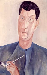 Självporträtt, ca 1913-14 (olja på duk)
