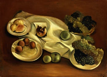 Stilleben med frukt; Nature Morte aux Fruits