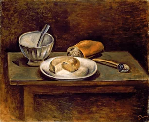 Stilleben, ca 1925 (olja på pannå)