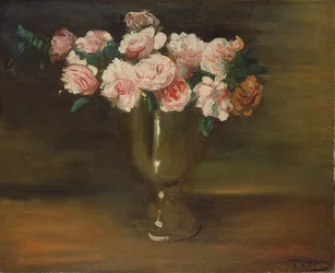 Vas med blommor