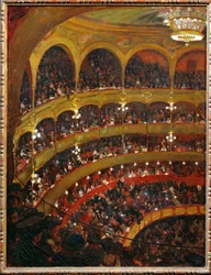 Concert Colonne, Paris (målning på duk)