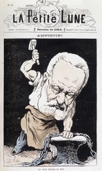 Amnesti! : Den gamle järnbrytaren (karikatyr av Victor Hugo) - av Gill, i ”Den lilla månen”