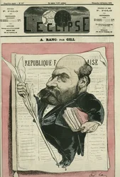 Arthur Ranc (1831-1908), fransk journalist och politiker. Omslag i "" L