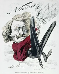 Tecknad Nadar av Gill