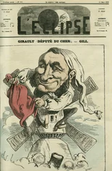 Jean Girault (1825-1909), fransk mjölnare och politiker. Omslag i "" L
