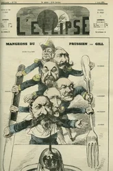 Låt oss äta preussiskt med generalerna Le Boeuf (1806-1893), Mac-Mahon (1808-1893), Francois Achille Bazaine (Francois-Achille)