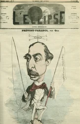 Lucien Anatole Prevost-Paradol (Prevost Paradol) (1829-1870), fransk litteraturkritiker. Omslag i "" L