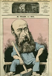 Porträtt av Henri Louis Tolain (1828-1897), fransk gravör och politiker. Omslag i "" L