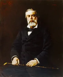 Porträtt av Jules Vallès 1832-1885, 1881.
